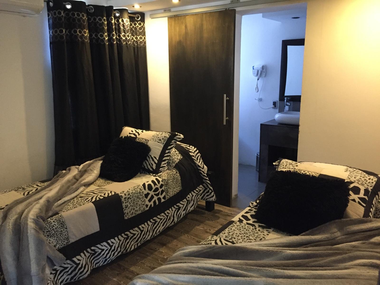 Habitación dos camas separadas vista 3